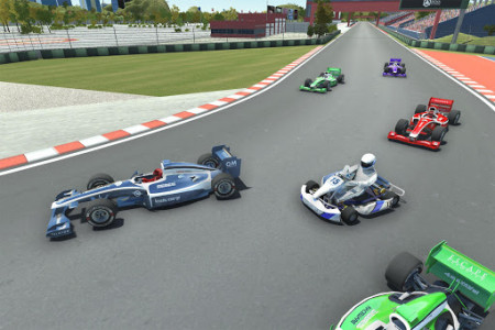 اسکرین شات بازی Kart vs Formula racing 2018 3