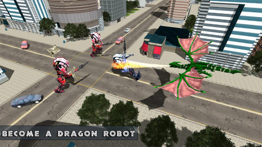 اسکرین شات بازی Dragon Robot Transform Game 2