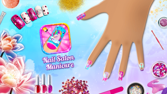 اسکرین شات برنامه Fashion Nail Salon + Memory Game 1