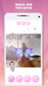 اسکرین شات برنامه Fairy Wings Photo Editor App 7