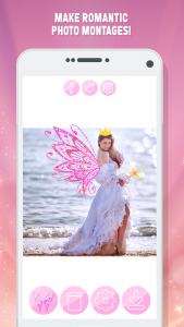 اسکرین شات برنامه Fairy Wings Photo Editor App 4