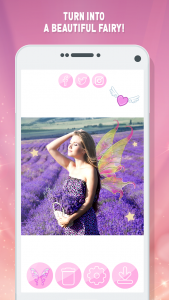 اسکرین شات برنامه Fairy Wings Photo Editor App 6
