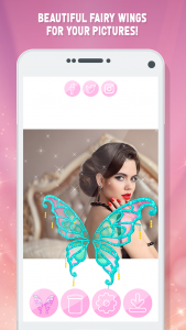 اسکرین شات برنامه Fairy Wings Photo Editor App 3