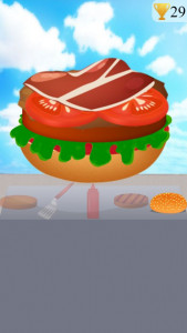 اسکرین شات بازی fake call burger game 2