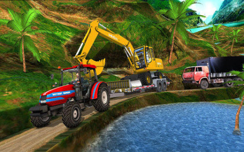 اسکرین شات بازی Farming Tractor construction Vehicles Transport 20 1