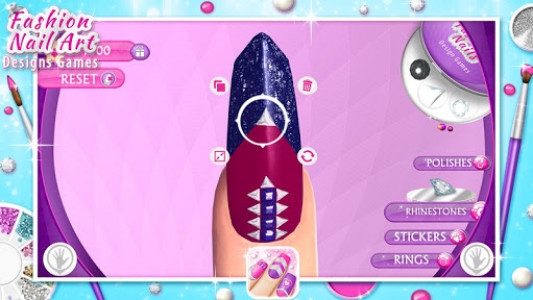 اسکرین شات برنامه Fashion Nail Art Designs Game 3