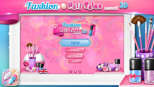 اسکرین شات برنامه Fashion Nail Salon Games 3D 1