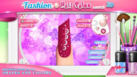 اسکرین شات برنامه Fashion Nail Salon Games 3D 6