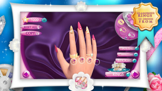 اسکرین شات برنامه Fashion Nails 3D Girls Game 6