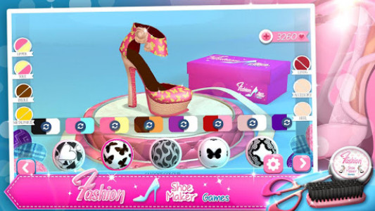 اسکرین شات برنامه Fashion Shoe Maker Games 1