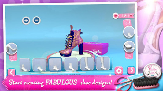 اسکرین شات برنامه Fashion Shoe Maker Games 4