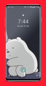 اسکرین شات برنامه Cute Bear Wallpaper -  Live Wallpapers 1