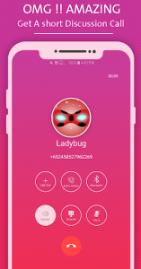 اسکرین شات برنامه fake chat with ladybug : call & video - prank 3