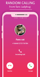 اسکرین شات برنامه fake chat with ladybug : call & video - prank 6