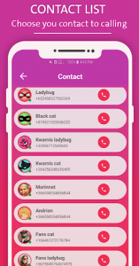 اسکرین شات برنامه fake chat with ladybug : call & video - prank 8