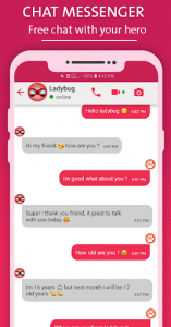 اسکرین شات برنامه fake chat with ladybug : call & video - prank 4