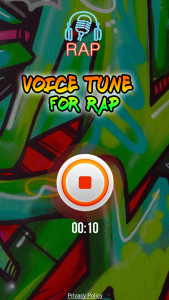 اسکرین شات برنامه Voice Tune For Rap - Voice Recorder For Singing 3