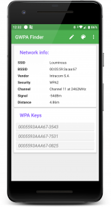 اسکرین شات برنامه GWPA Finder 4