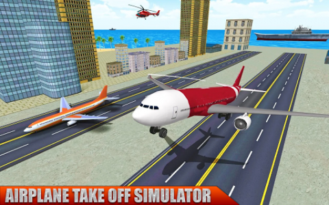 اسکرین شات بازی Airplane Flight Simulator: Fly City Airplane 4