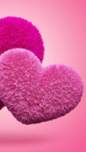 اسکرین شات برنامه Fluffy Hearts Live Wallpaper 4