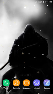 اسکرین شات برنامه Grim Reaper Live Wallpaper 6