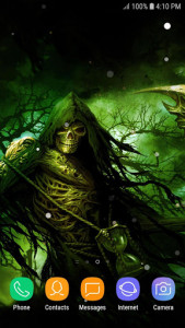 اسکرین شات برنامه Grim Reaper Live Wallpaper 7