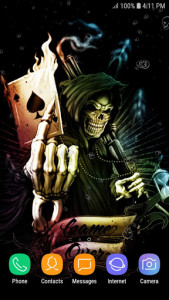 اسکرین شات برنامه Grim Reaper Live Wallpaper 5