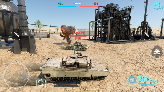 اسکرین شات بازی Tanks Battlefield: PvP Battle 1
