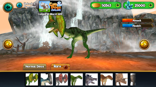 اسکرین شات بازی Dino World Online - Hunters 3D 7