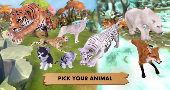 اسکرین شات 1 بازی My Wild Pet: Online Animal Sim