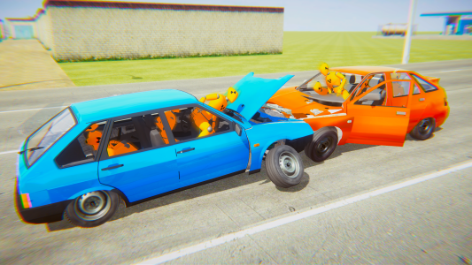 اسکرین شات 3 بازی VAZ Crash Test Simulator 2