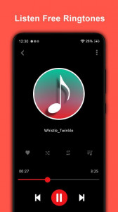 اسکرین شات برنامه MP3 Music Ringtones Downloader 7