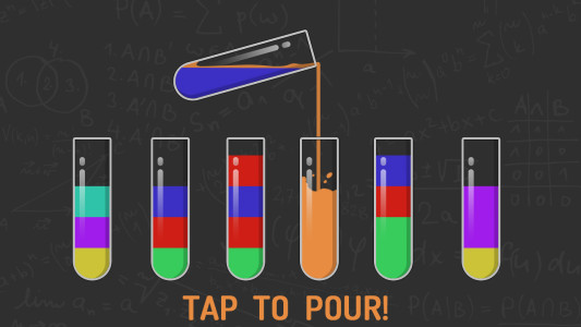 اسکرین شات 1 بازی Puzzle Game - Water Sort