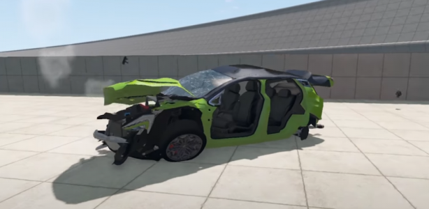 اسکرین شات بازی Realistic Car Crash Simulator 4