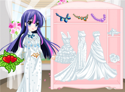 اسکرین شات بازی Twilight Wedding : Pony Dress Up Game 5
