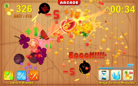 اسکرین شات بازی Fruit Cutting Game 3