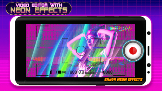 اسکرین شات برنامه Video Editor with Neon Effects 4