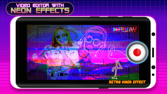 اسکرین شات برنامه Video Editor with Neon Effects 3