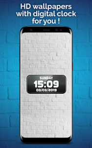 اسکرین شات برنامه Cool Digital Clock Wallpapers – Clock Widgets App 4