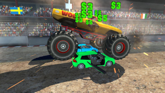 اسکرین شات بازی Monster Truck Stunts, Race and Crush Cars 5