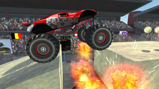 اسکرین شات بازی Monster Truck Stunts, Race and Crush Cars 7