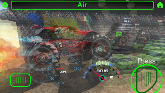 اسکرین شات بازی Monster Truck Stunts, Race and Crush Cars 2