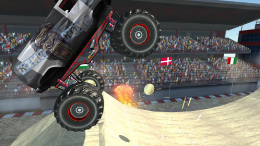 اسکرین شات بازی Monster Truck Stunts, Race and Crush Cars 6