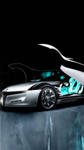 اسکرین شات برنامه Futuristic Cars Live Wallpaper 1