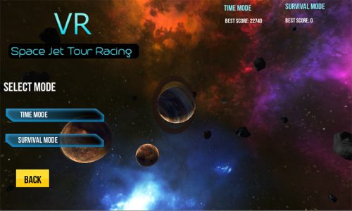 اسکرین شات بازی Jet space tunnel race VR 3
