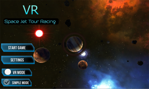 اسکرین شات بازی Jet space tunnel race VR 4