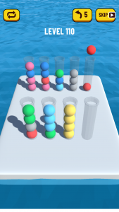 اسکرین شات بازی Ball Sort Puzzle 3D 1