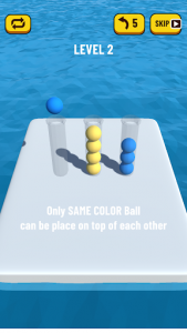 اسکرین شات بازی Ball Sort Puzzle 3D 4