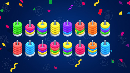 اسکرین شات 8 بازی Donut Sort Puzzle: Color Sorti