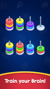 اسکرین شات 4 بازی Donut Sort Puzzle: Color Sorti